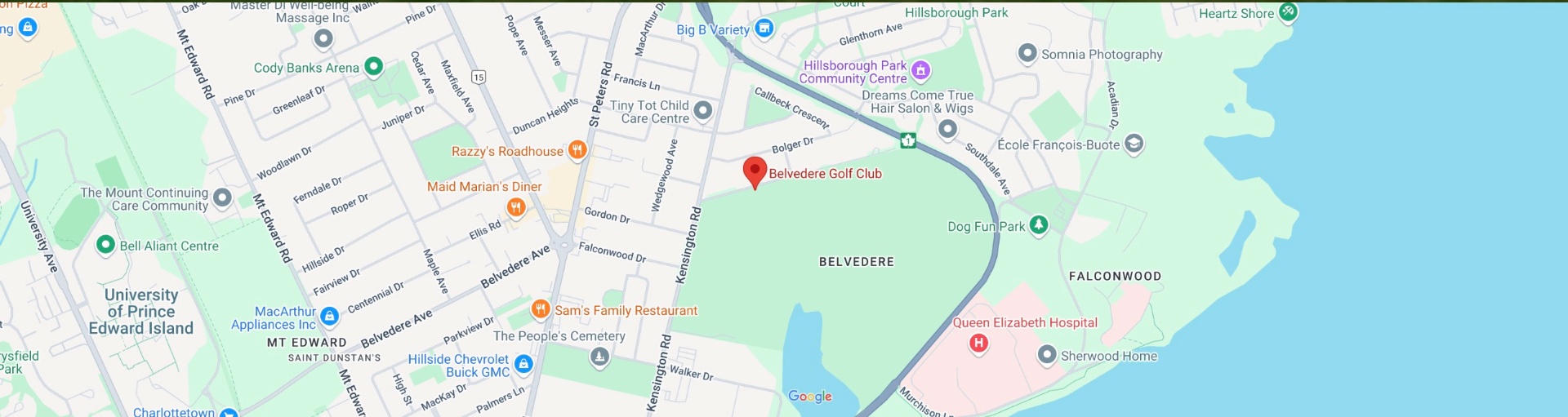 Belvedere Golf Club on Google Maps